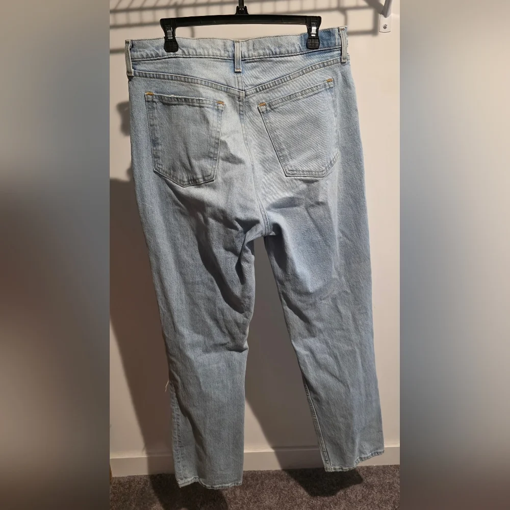 Abercrombie & Fitch Light Blue Boyfriend Jeans - Picture 3 of 3